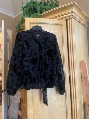 Express black blouse size medium